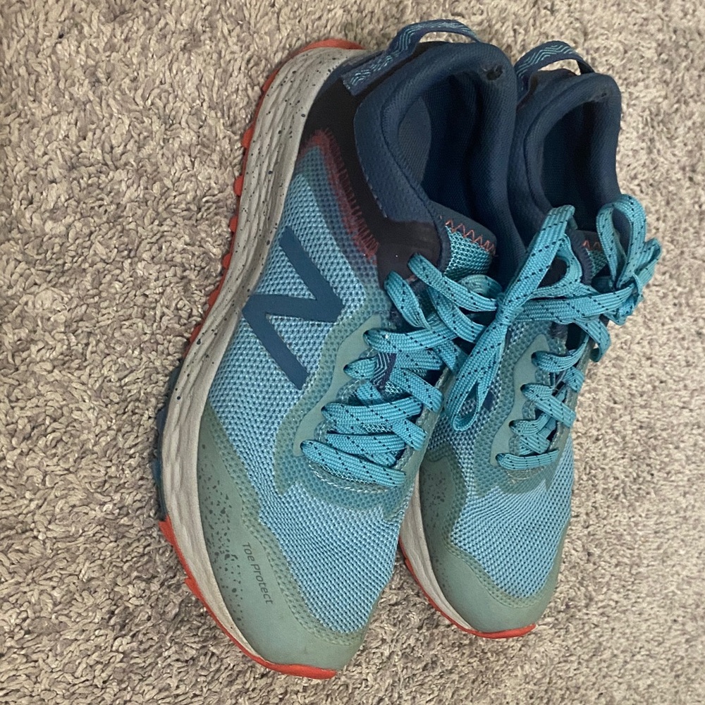 New Balance Teal and Gray Athletic Shoes